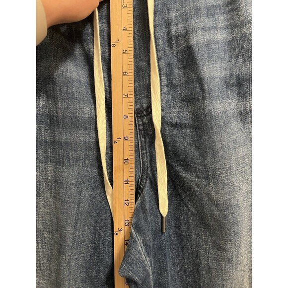 Aerie Pull On Distressed Drawstring Waist Jeans Women's Size XL - Picture 7 of 8